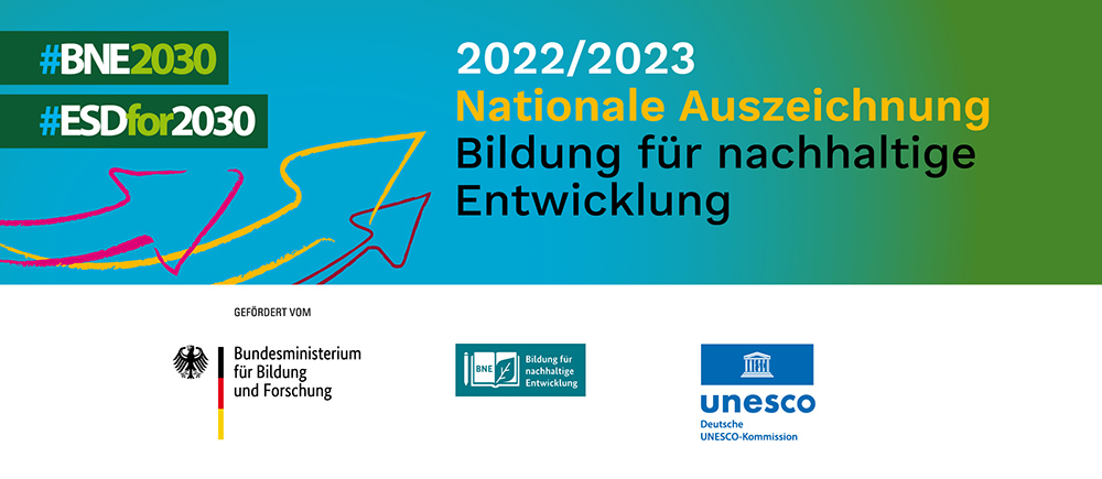 Nationale Auszeichnung Bildung für nachhaltige Entwicklung 2022/2023