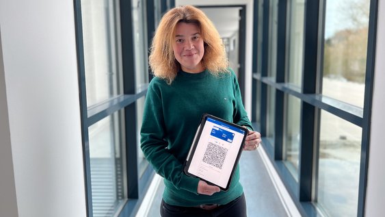 Digital Information Officer Sina Ciesielski.