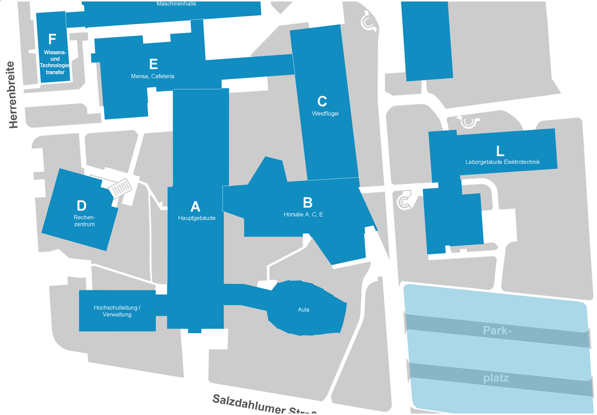 Gebäudeplan Standort Salzdahlumer Str. 46/48 Wolfenbüttel
