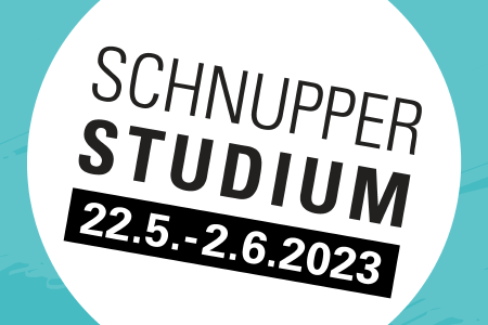 Link zum Programm Schnupperstudium vom 22.5.-2.6.2023