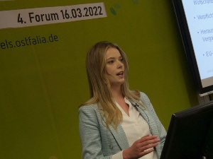 Julia Bonkewitz referierte beim 4. Forum Nachhaltigkeit