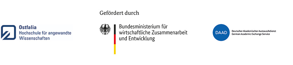 Die Ostfalia wird im Rahmen des Projekts gefördert durch das Bundesministerium für wirtschaftliche Zusammenarbeit und Entwicklung und den Deutschen Akademischen Austauschdienst