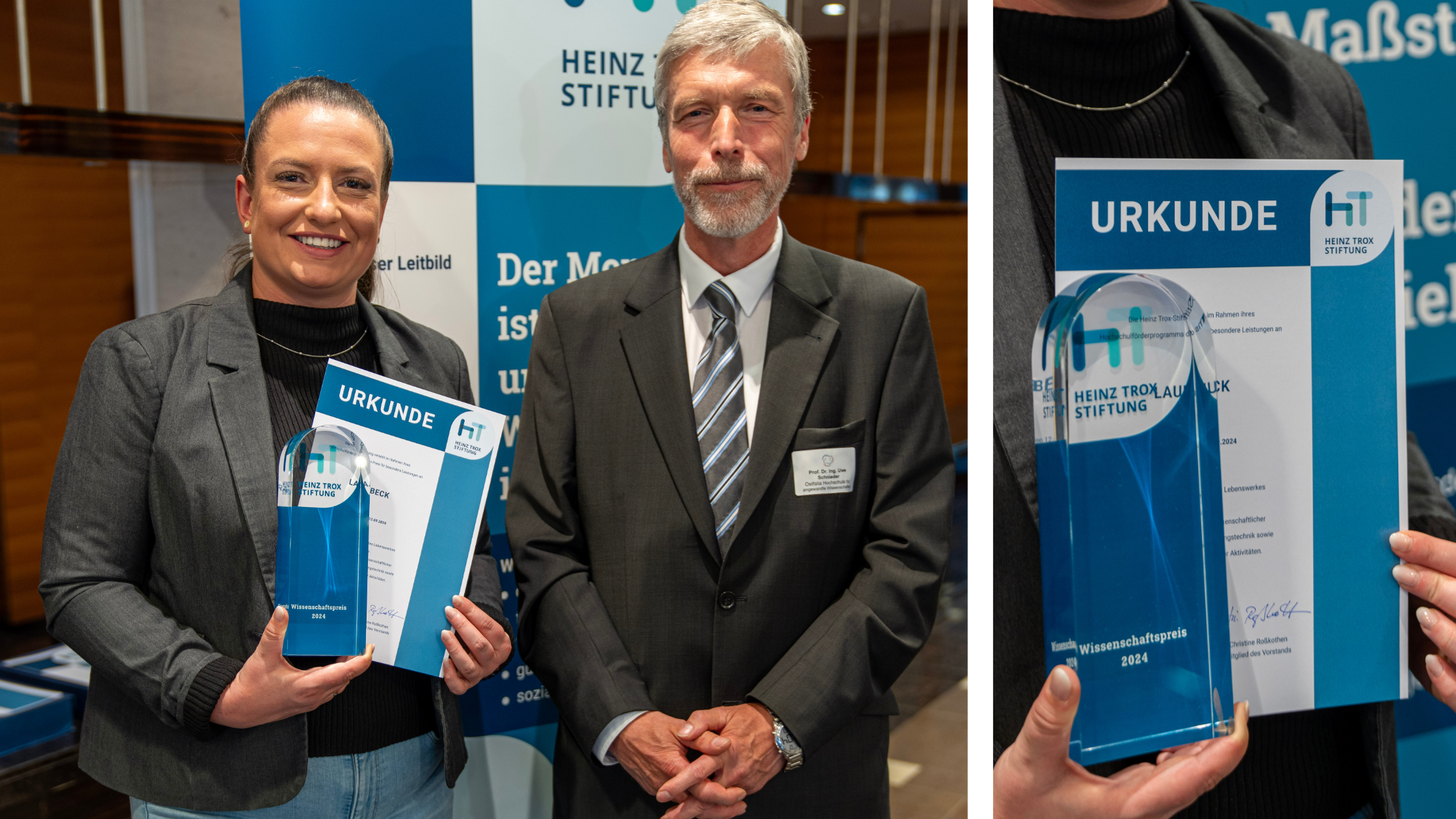 Nachwuchsförderung in der Klima- und Lüftungstechnik: Heinz Trox-Stiftungspreis an unsere Absolventin Laura Beck M.Eng. verliehen